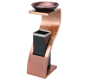 不鏽鋼（gāng）垃圾桶E026