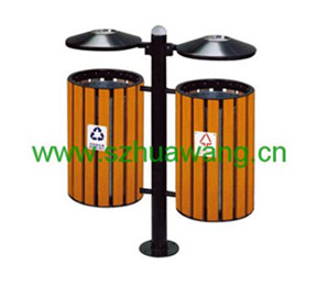 鋼木（mù）垃圾桶D024