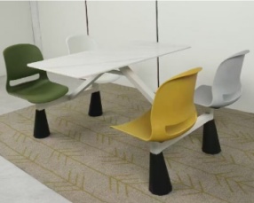 岩板餐桌椅HW-Y003