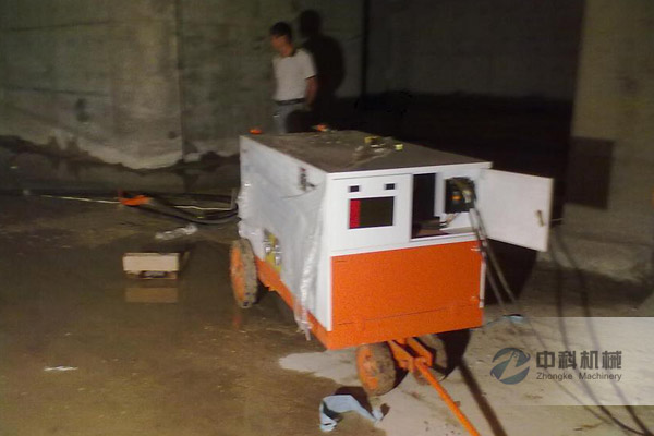 處理地基下沉注漿施工現場-1