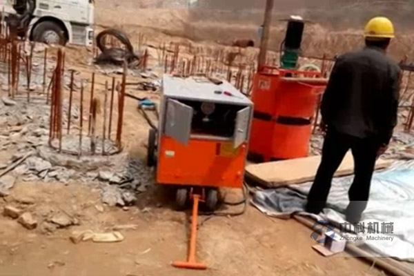 ZKSY90-125雙（shuāng）液注漿（jiāng）機+雙層攪拌機施工-1