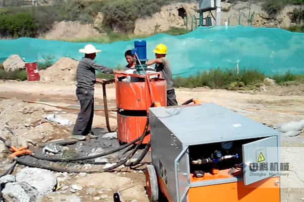 西寧基坑注漿ZKSY9090-125雙液注漿機+雙層攪拌機施工（gōng）-0