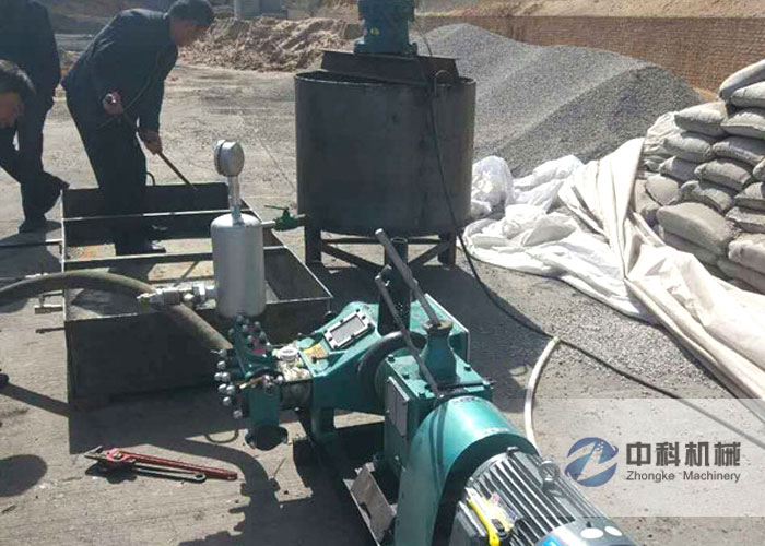 BW150注漿機施工現場（chǎng）