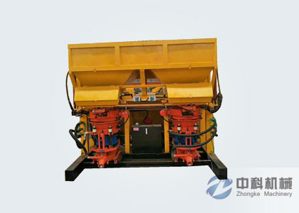 雙料鬥吊裝式噴漿車（噴漿機組）
