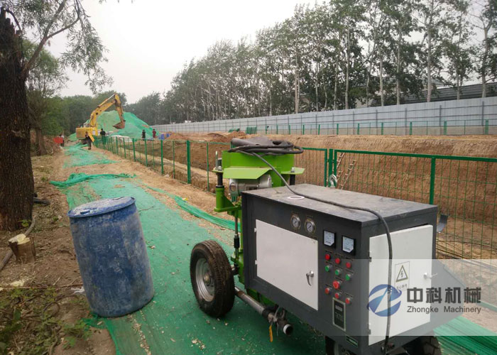 ZK700型濕噴機（jī）施工現場-0