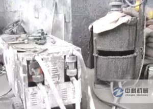 雙液注漿機、雙層（céng）攪拌機施工現（xiàn）場