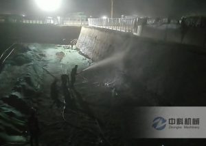 液壓式混凝土濕噴機施工視（shì）頻
