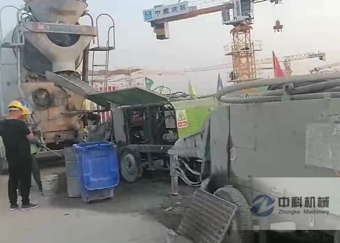 雄（xióng）安液壓混凝土濕噴機施工視頻