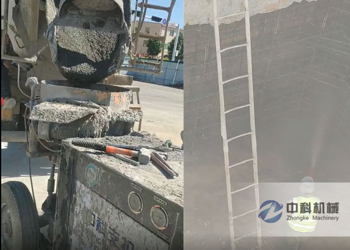 ZK700型混（hún）凝土（tǔ）濕噴機施工視頻