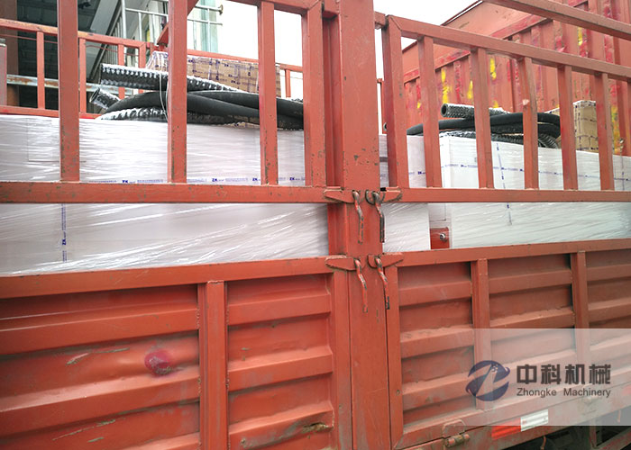 中鐵五局ZKSY90-125雙液注漿機發（fā）貨現場