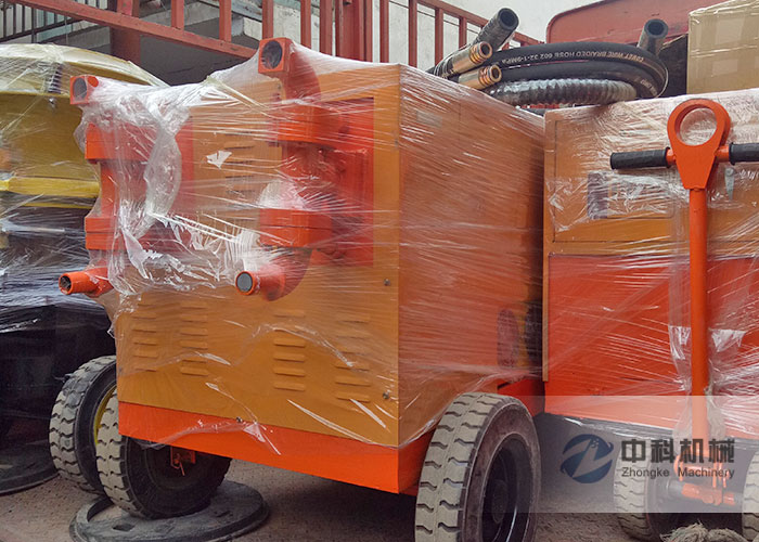 昆明雙液注（zhù）漿機、PZ-6噴漿機發貨現場