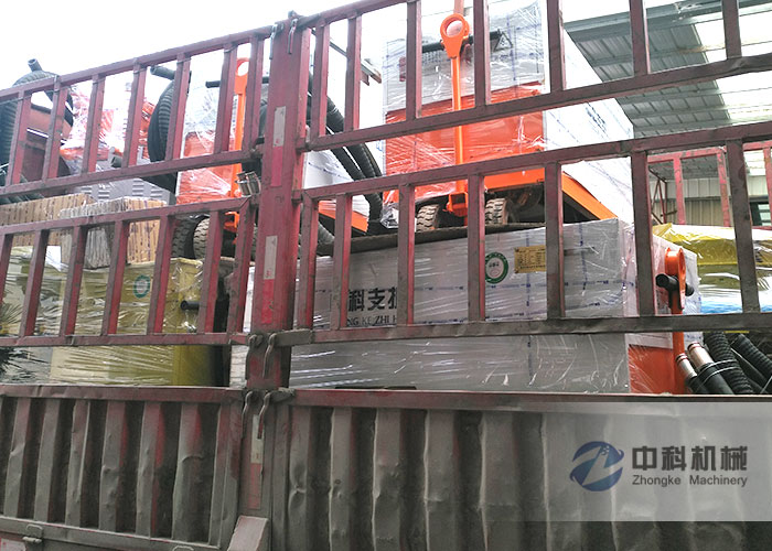 北京雙液注漿機、PZ-6噴漿機發貨現場