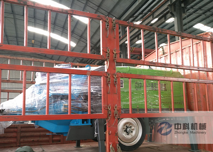 中鐵十四局液壓混凝土（tǔ）濕噴機發貨現場（chǎng）