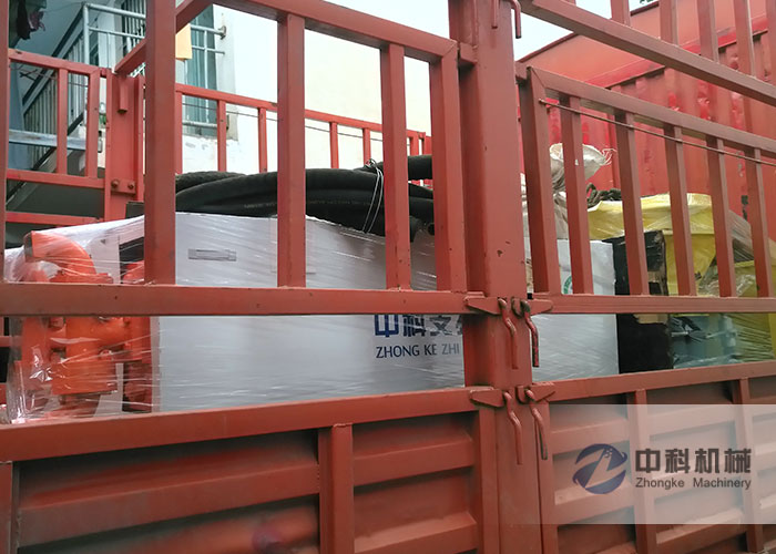 南（nán）寧雙液注漿機、PZ-6噴漿機發貨現場