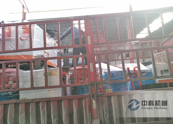 深圳雙液注漿機、PZ係列混凝土噴（pēn）漿機發貨現場