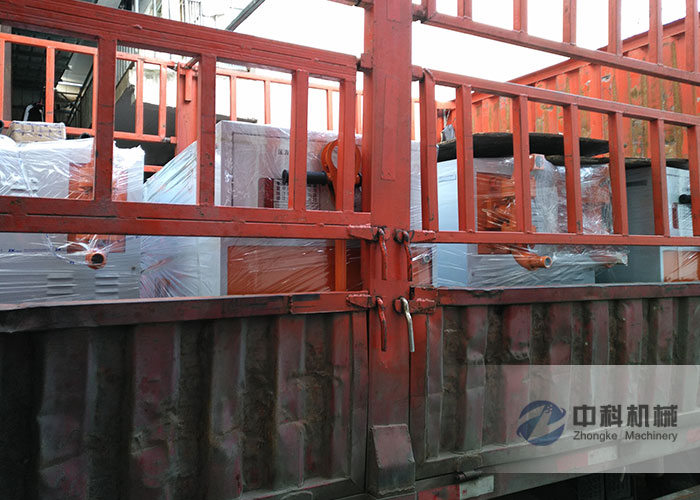 中鐵二局ZKSY90-125雙液注漿機發貨現（xiàn）場（chǎng）