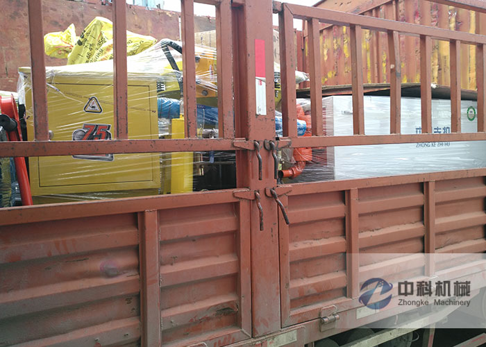 西寧雙液注漿機（jī）、PZ-6噴漿機發貨現場-0