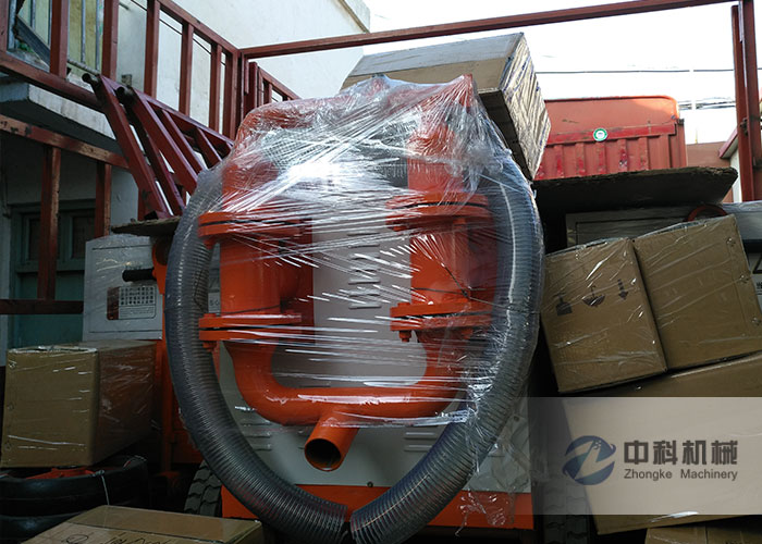 中（zhōng）鐵一局水泥砂漿注（zhù）漿機發貨現場