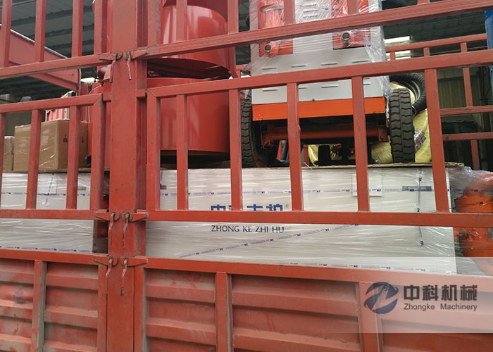 太原雙液（yè）注漿機、灰漿攪（jiǎo）拌機發貨現場-0