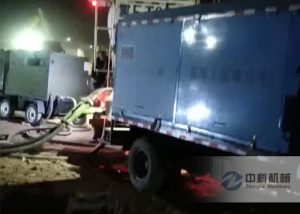 車載式雙噴頭濕噴（pēn）機施（shī）工視頻（pín）