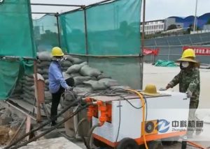 ZKSY90-125雙缸雙液注漿機（jī）施工視頻