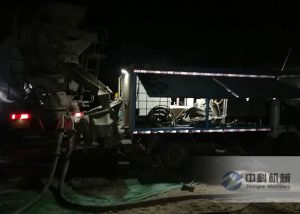 車載式雙噴頭混凝土（tǔ）濕噴機（jī）施工視頻