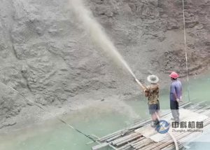 邊坡混凝土濕噴（pēn）機施工視頻（pín）