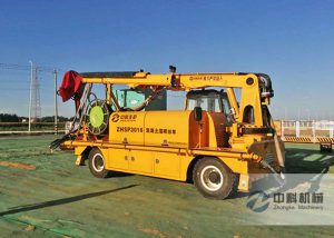 中（zhōng）交一公局混凝（níng）土濕噴台車施工現場