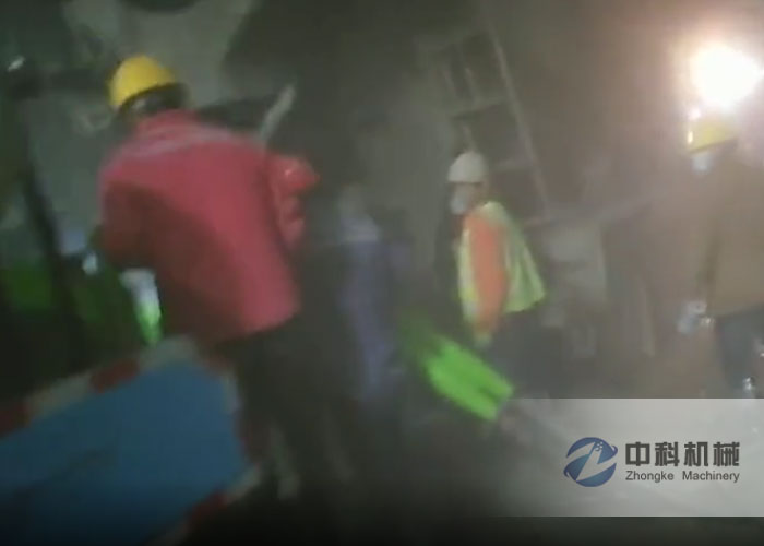ZKHP20A車載混凝土濕噴台車隧道噴射混凝土施工（gōng）視頻（pín）