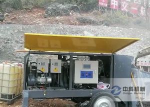 中交一（yī）航局雙噴頭液壓濕噴機施工視頻