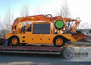 ZHSP3016混凝土濕噴（pēn）台車發貨現場