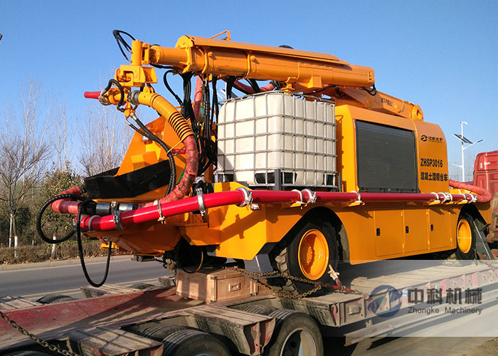 ZHSP3016混凝土濕噴台車發（fā）貨現場（chǎng）-2