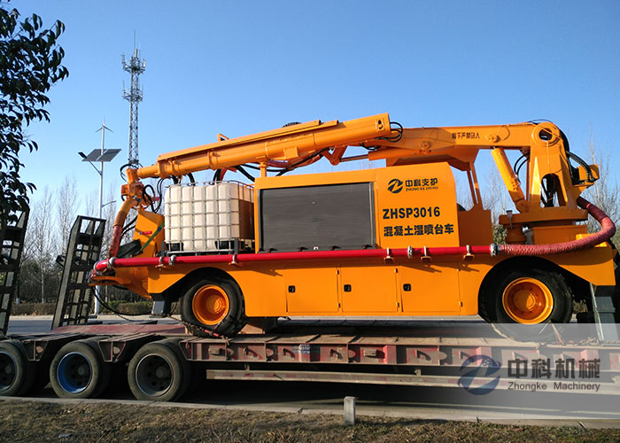 ZHSP3016混凝（níng）土濕噴台車發貨現場-3