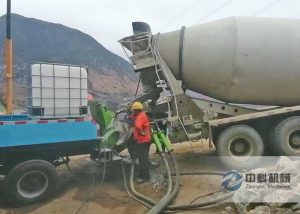 ZKHP20G車載（zǎi）混凝土濕噴台車隧道噴錨支護施工視（shì）頻