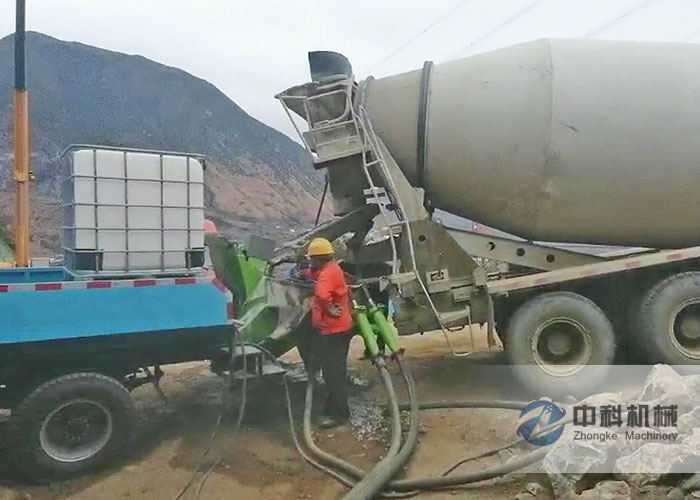 ZKHP20G車（chē）載混凝土濕噴台車隧道噴錨支護施工視頻