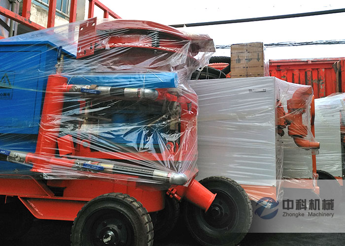 西寧雙液注漿機、PZ-6混凝土噴漿機發（fā）貨現場-0