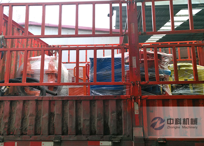 南寧水泥砂漿注漿機、PZ-6混凝土噴（pēn）漿機發（fā）貨現場-0