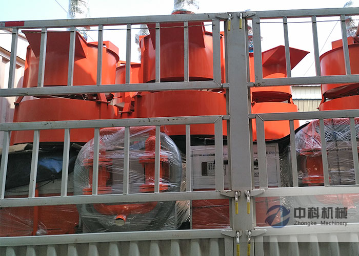 中鐵四局水泥砂漿注漿機、灰（huī）漿攪拌機發貨（huò）現場（chǎng）-0