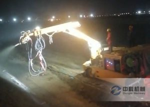 輪式（shì）濕噴機械手施工視頻