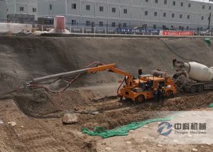 工程底盤濕噴台車施工視頻