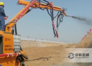 ZHSP3016混凝土濕噴台車施工視頻