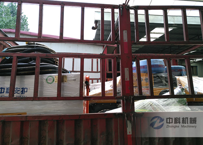 深圳雙液注漿機、微（wēi）型細（xì）石砂漿輸送泵發貨現場-0