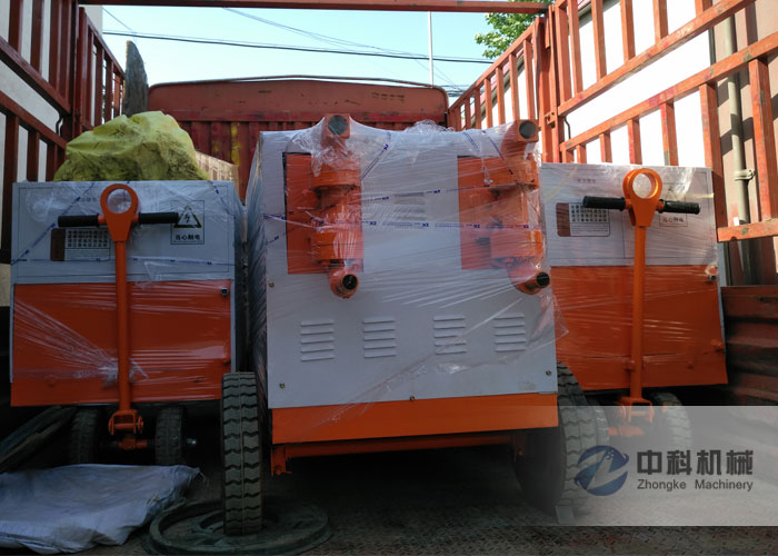 濟（jì）南ZKSY90-125雙液注漿機發貨現場-0