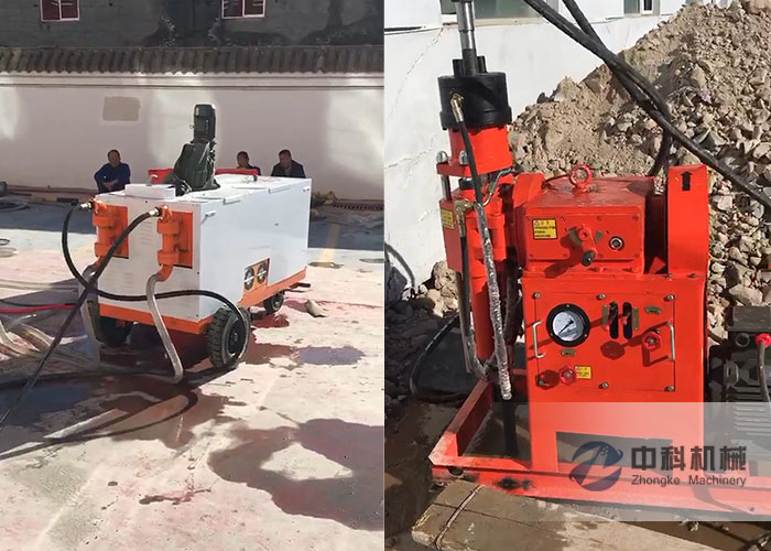 雙缸雙液注漿（jiāng）機、注漿（jiāng）加固鑽機施工視頻（pín）