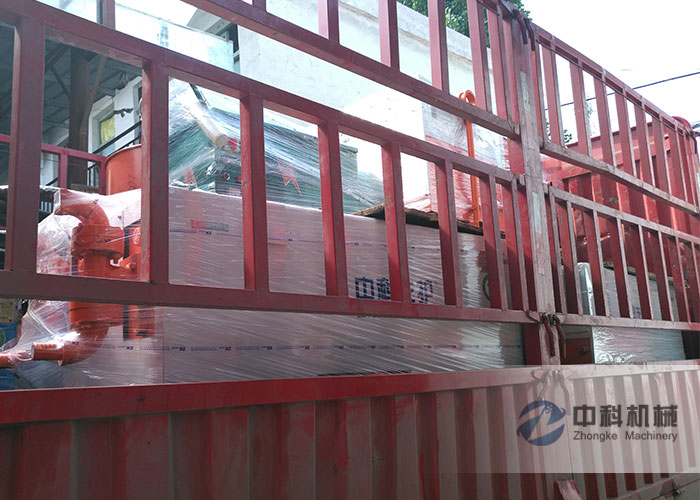 濟南雙液注漿機、擠壓式注漿機發貨現場-0