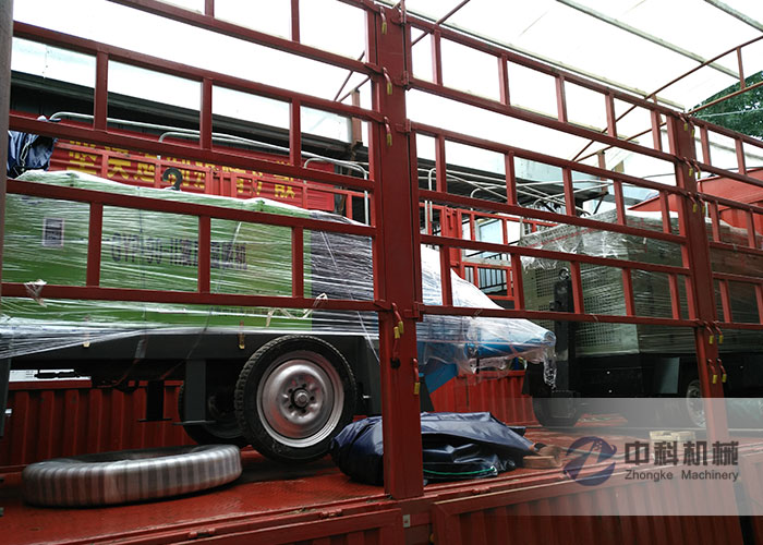 中鐵十七局液壓混凝土濕噴機、空壓機（jī）發貨現場-0