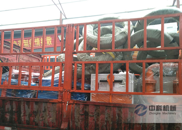 西安水泥砂漿注漿機、PZ-6混凝土噴漿機發貨現場-0