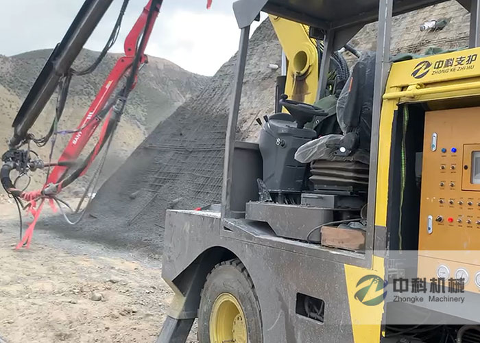 ZHSP3016工程混凝土濕噴台車施工視頻