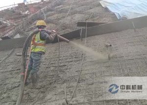 小型（xíng）混凝土液壓濕噴（pēn）機施工視頻