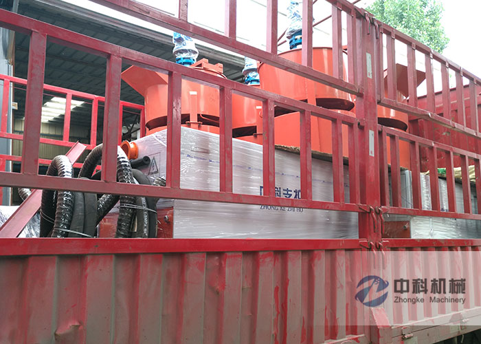 中鐵（tiě）十二局雙液注漿（jiāng）機、灰漿攪拌機發貨現場-0